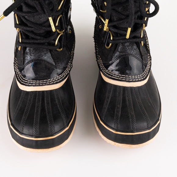 Sorel Joan of Arctic Holiday leather shearling boots Women’s size 11 - Picture 7 of 15